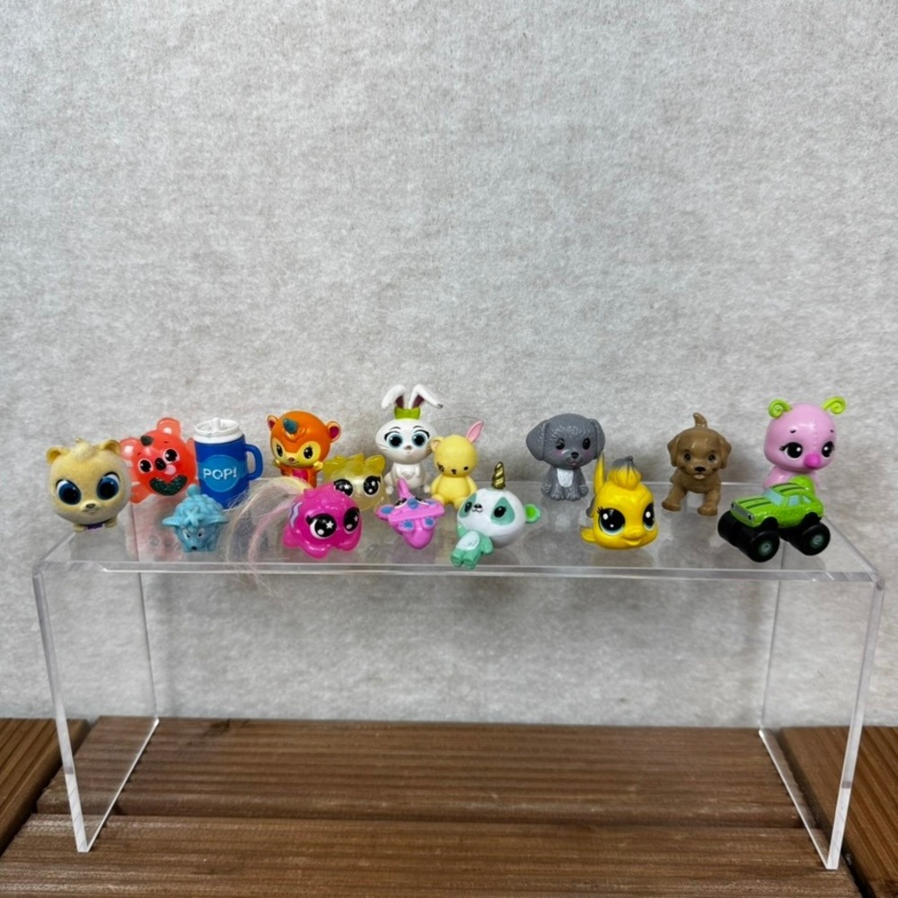 16 Mini 1" Figurines Cute Animals Characters Toys Collectible Littlest Pet Shop